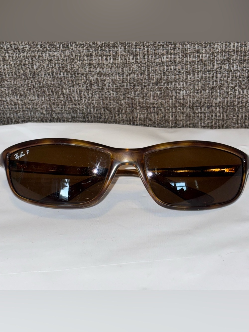 Vintage Ray Ban Sunglasses RB4034 642/83  3P Tortoise Predator Polarized Italy